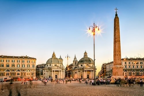 Piazza del Popolo in Rom