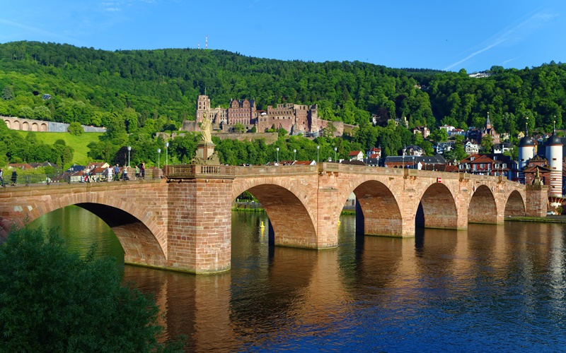 Brücke Heidelberg Neckar Sehenswürdigkeiten