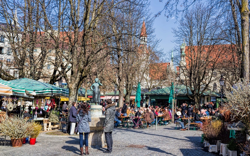 Sehenswürdigkeiten von München Viktualienmarkt