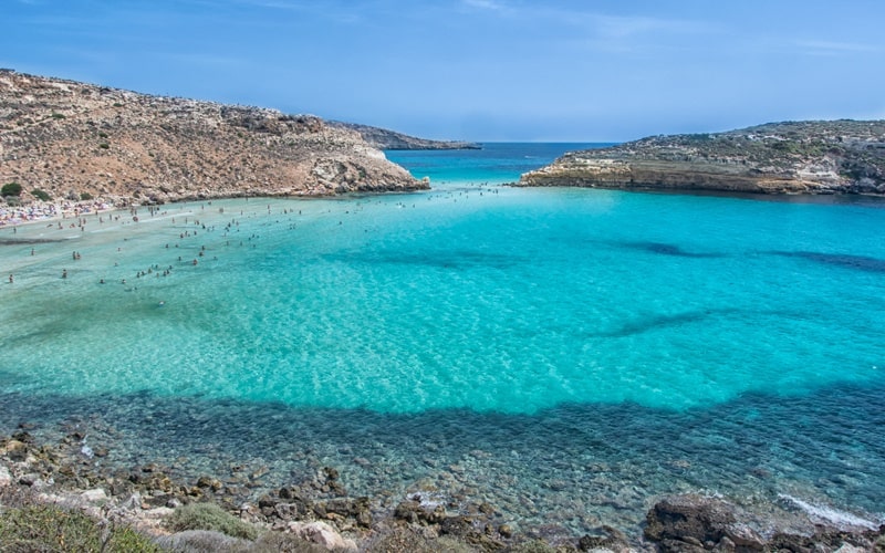 Italienische Insel Lampedusa