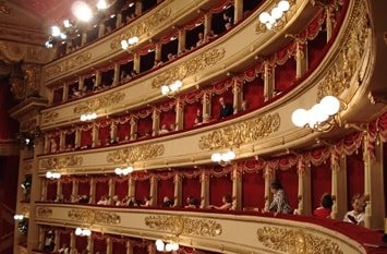 Italien Städte Mailand Opernhaus
