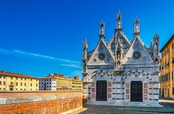 Italien Städte Pisa Santa Maria della Spina