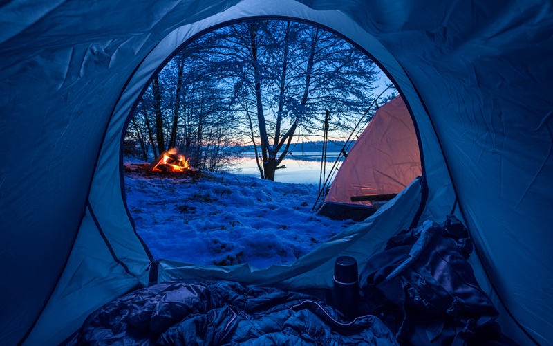 wintercamping österreich winter camping