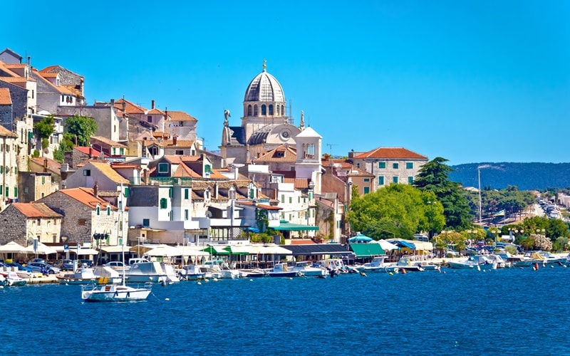 Kroatien Städte am Meer Sibenik Altstadt
