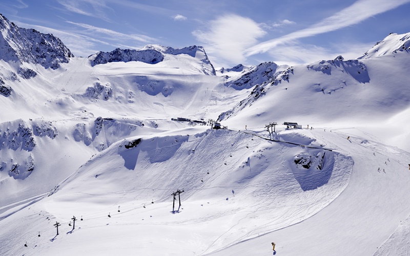 gletscher skigebiete österreich