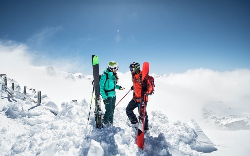 Gletscher Ski Österreich
