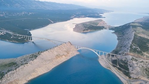 Kroatien Krk Brücke