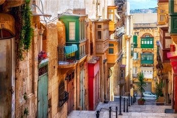 Valletta Straßen