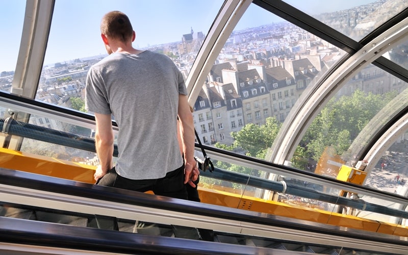 Aussicht vom Centre Pompidou Paris