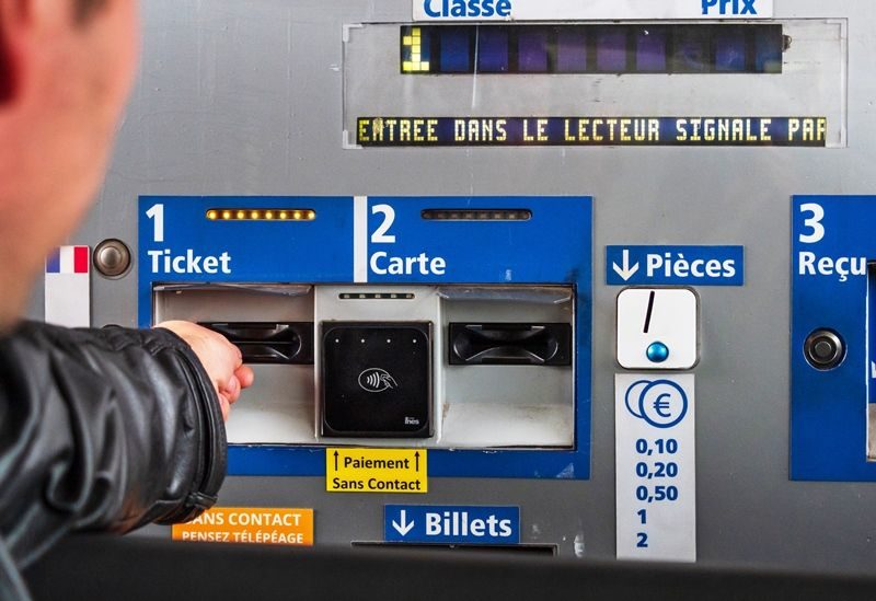 Zahlautomat Frankreich Maut